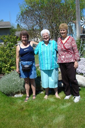 My sister Cathy, mom Barbara & me (Gail)