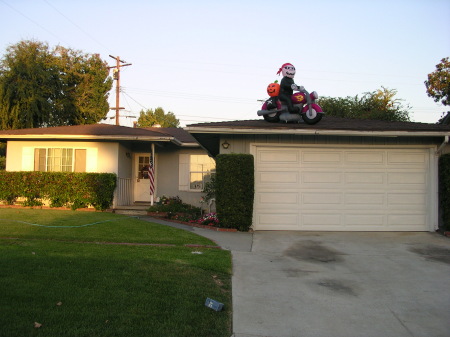 MY 6' TALL INFLATABLE BIKER BABE...EVERY GIRLS BLOW UP DREAM