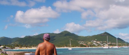 Heading Back From the Hike to Gallion Bay