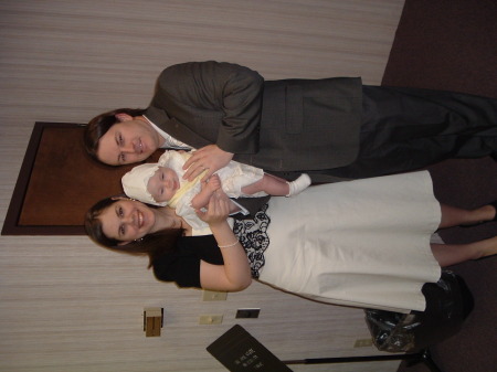 Our daughter's christening; 3 months old, March 2006
