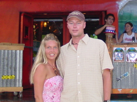 James and I in Cancun