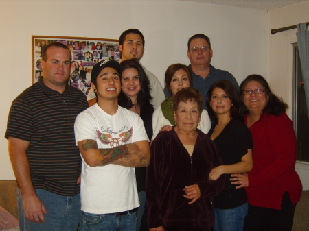 The grandkids with my grandmother