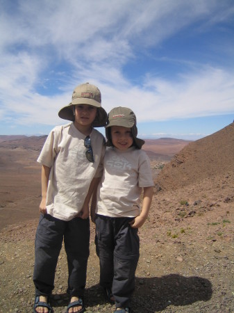 Josh and Adrian in Morocco- April 2005