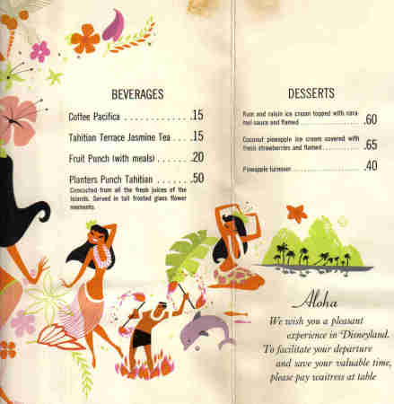 Tahitian Terrace prices in 64'