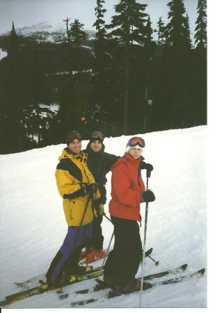 Skiing Whistler, with my 2 sons, Xmas Day.
