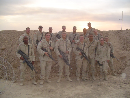 Me and my platoon in Iraq