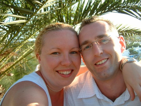 Tony and Steph on holiday in Gran Canaria, 2005
