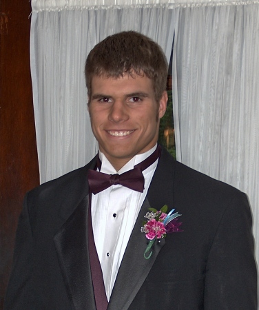 Josh at Senior Prom