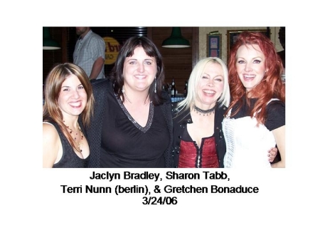 Me with Teri Nunn of Berlin and Gretchen Bonaduce