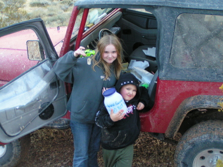 GeoCaching W/son and daughter