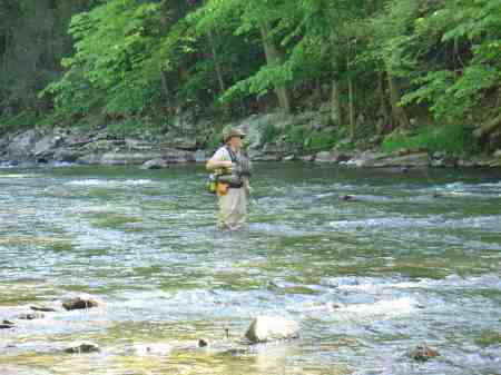 Trout Bum on Penns Creek, PA.