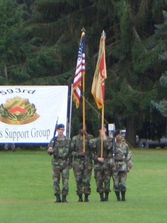 My Final Ceremony with the 593d CSG Color Guard