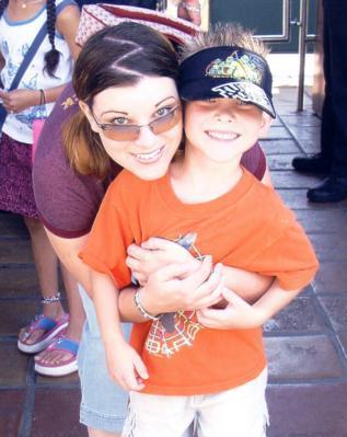 Me and Spencer at Knott's Berry Farm