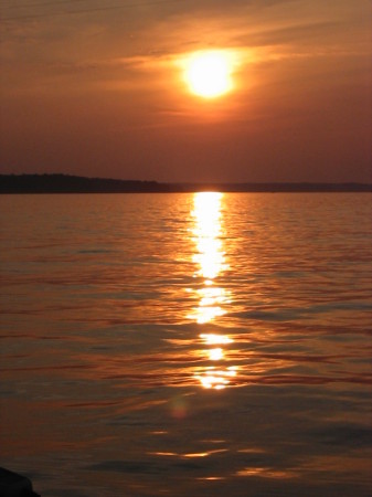 Sunset Kerr lake-Clarksville Va.