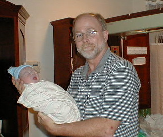My 1st Grandchild & me
