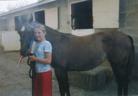 Lisa and her horse Lena