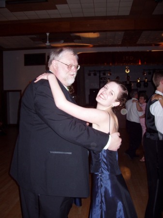 Dancing with my dad at Joe's wedding