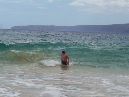 The Kid at Big Beach Maui