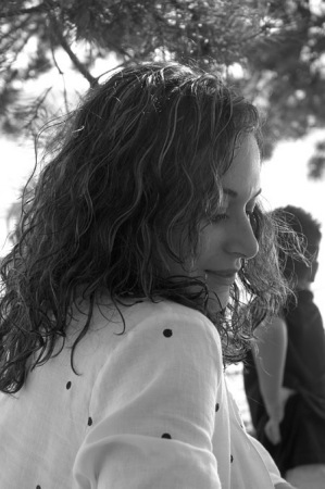 My wife Marianna at Juanita Beach, Summer 2005