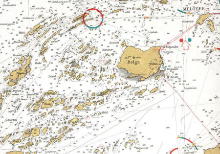 Sea Chart of Bolga and surrounding waters