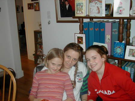 My 11 yr old daughter, me and my niece Ellen