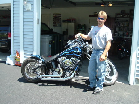     me with my 2003 custom bike