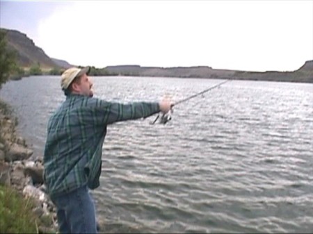 Fishing at Lake Crescent