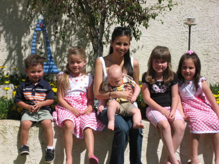 All six grandkids...the little darlins! 4/08