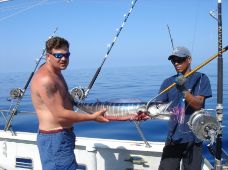 Sean with a Wahoo