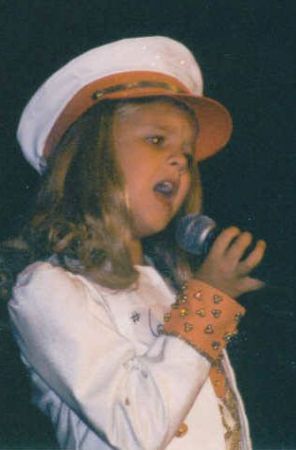 Britney at 8 years old.
