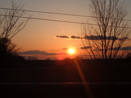 Front Porch Sunset