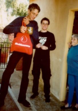 me, nephew, mom ca~'99