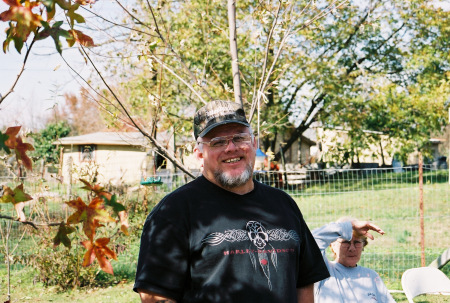 DANNY BOBLETT AT HOME IN ALMA ARKANSAS.