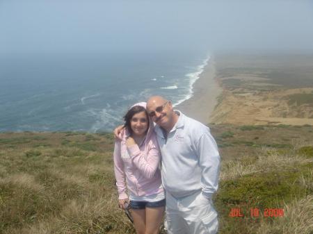 Lexie and Bob  at Pt. Reyes Lighthouse