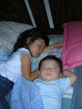 My sleeping children...this should happen more often than it does