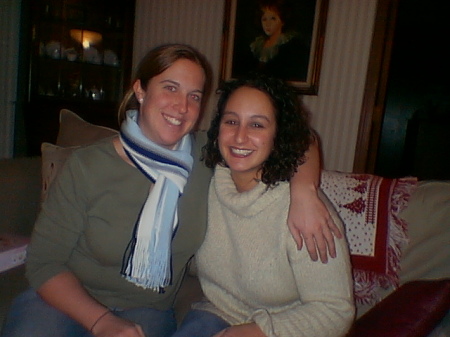 Me and Melissa (Duchesneau) Brauer - January 2004
