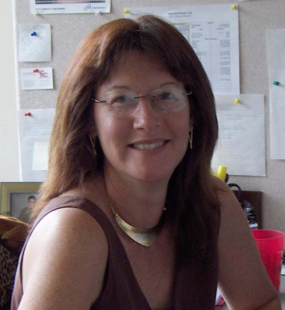 Ronni at office in 2004