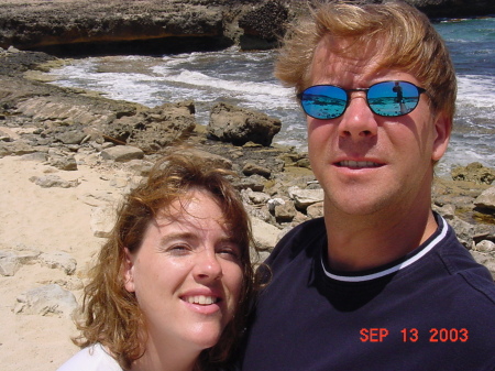Tess and I in Aruba (2003)