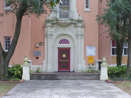 Behrman's front door, 2008