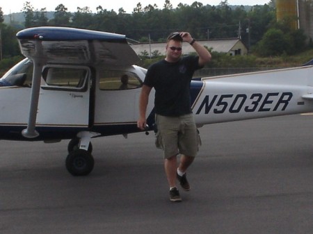 First Cross Country Flight... into Towanda from NJ.