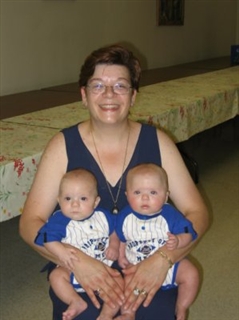 My twins Jake & Laura on July 16th - their Baptism!