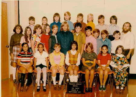 6th Grade, 1971, Mr Card's class