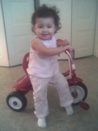 lexi with her new bike!