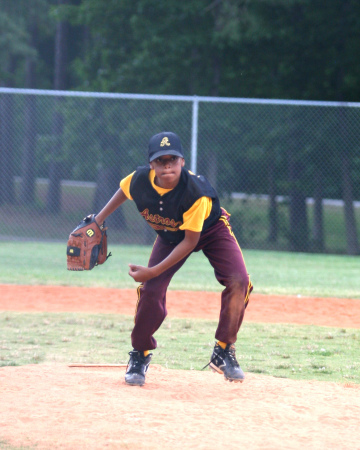 Bruce on the mound