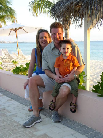 Tom, Dawn, and TJ in the Cayman Islands