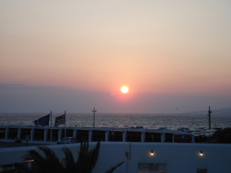 Sunset in Greece