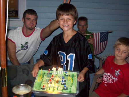 Trevor's 10 th birthday sept 24, 08.