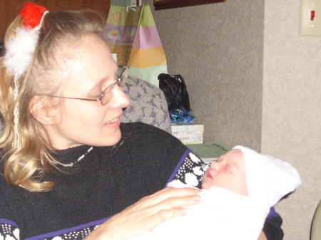 Me & my new Grandson Gabriel  12/21/2008