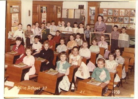 Mrs. Gross' class at P.S. 87 in 1958
