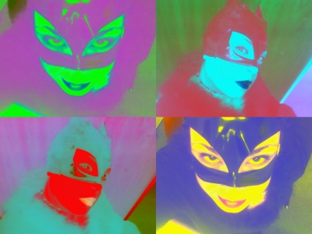 Catwoman a la Warhol